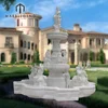 Five star hotel use Large natural white marble stone water fountain for sale