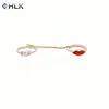 6925 in jewelry negative ion ring Pearl and Lip Multi Finger Rings