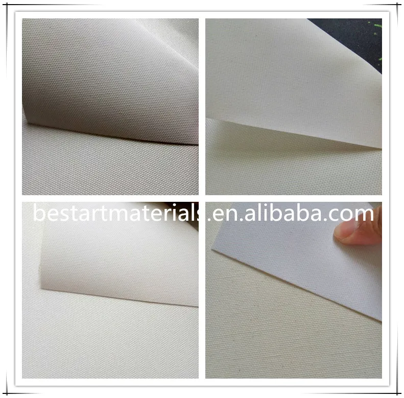 Wholesale high quality 340g canvas rolls matte poly-cotton canvas roll for printing