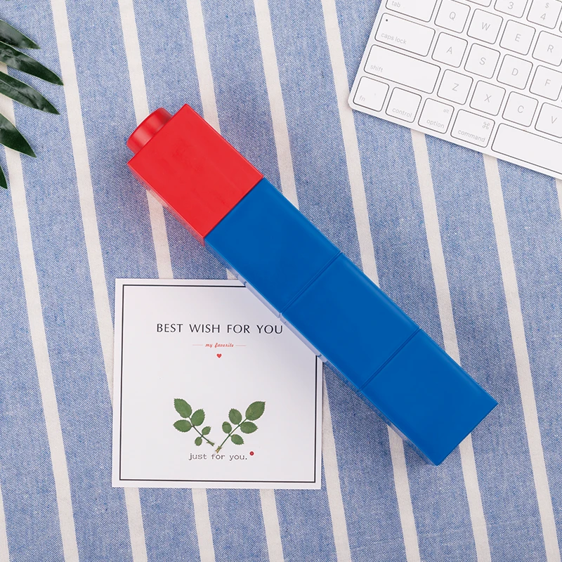 Blocks Design Kids Water Bottle, Children Water Bottle, Water Bottle For Kids