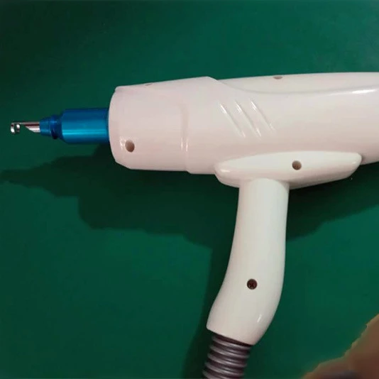 

Portable laser handle gun with nd yag Q switch tattoo removal 1320/532/1064/755 tips 808nm with CE certification