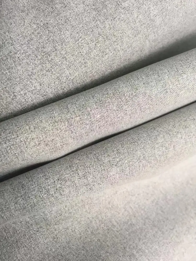 
Polyester Peach Skin finish fabric for Garment faux wool fabric 