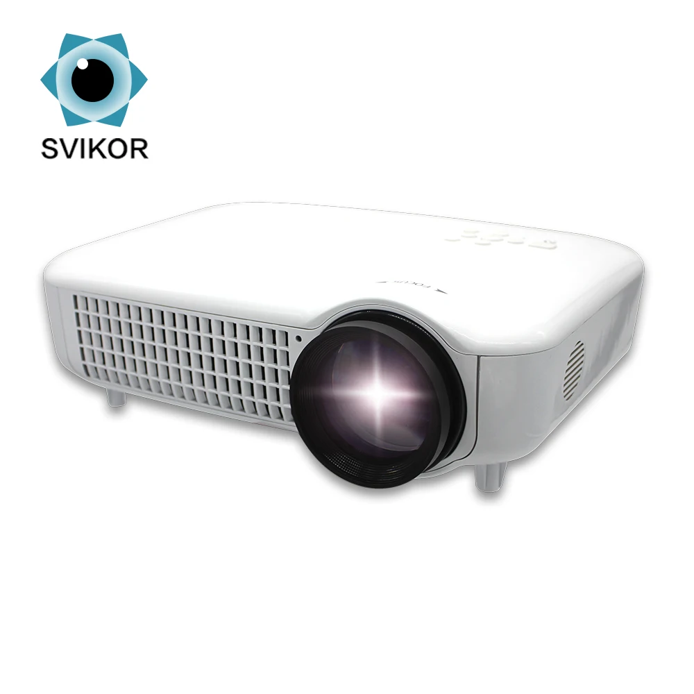 

Popular selling mini pico led 4k 1080p home projector, White
