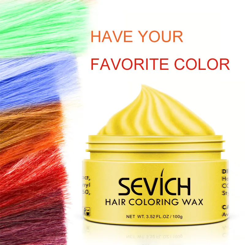 
OEM Fashion style private labels temporary hair color wax,hair paint wax <img data-src=