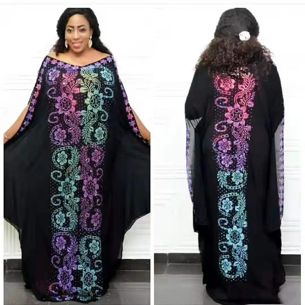 

latest kaftan dress designs  magic color 2 set chiffon abaya and suspenders arabic kaftan jalabiya dubai beaded kaftan, Black