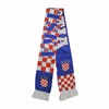 Top Quality Knitted Polyester Low MOQ Fan Scarf Manufacturer