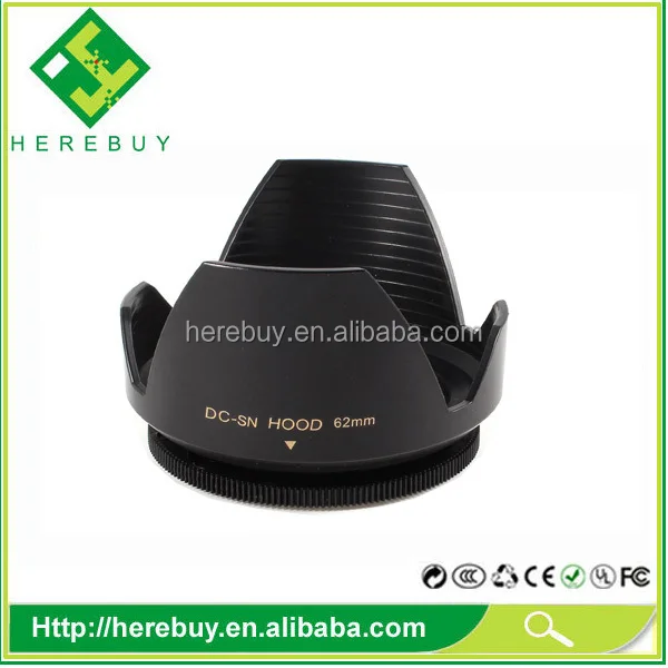 Lens Hood DC-SN 62mm Improved High Impact Screw Mount 62mm Flower Lens Hood Camera Lens Hood factory