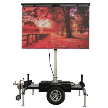 P6 P8 P10 Truck Mounted Led Billboard,Mobile Advertising Led Display,Trailer Mounted Led Screen 