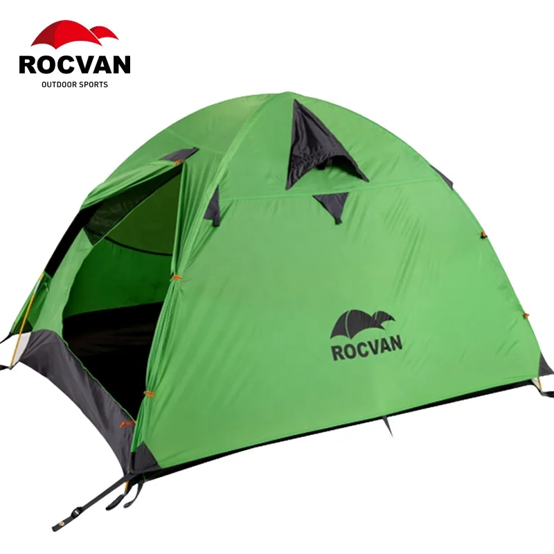

ROCVAN provide 2-Person portable tent 3 Season Ultralight hiking tent High-quality materials outdoor camping tent, Optional