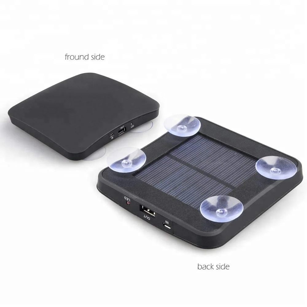 

2019 Newest design Polymer Battery mini waterproof 5200mah solar power bank
