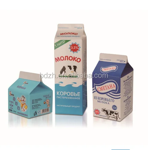 packing cartons milk