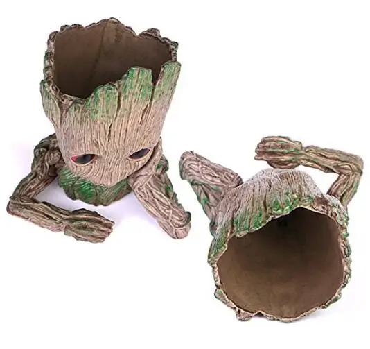 
Tree Man Model Toy Hand up Pen Flower Pot Guardians of the Galaxy 2 Action Figure Baby Groot Flowerpot 