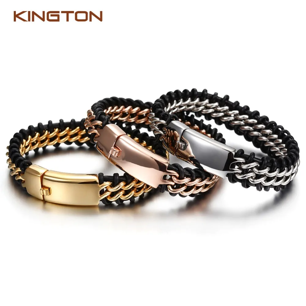 

New trendy fashion bracelet for men stainless steel bracelet