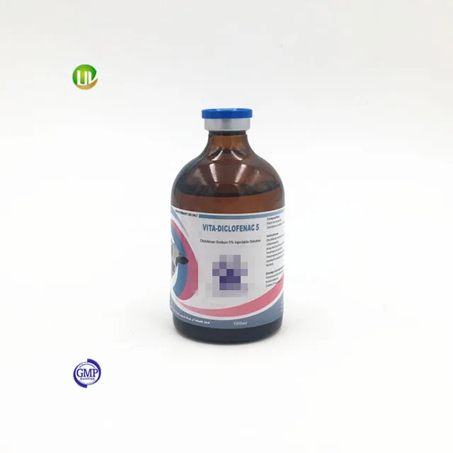 
gmp antibiotic analgesic medicine injection 5% diclofenac sodium 