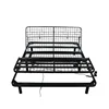 Home use Simple adjust foldable Metal bed base with head and foot adjustable