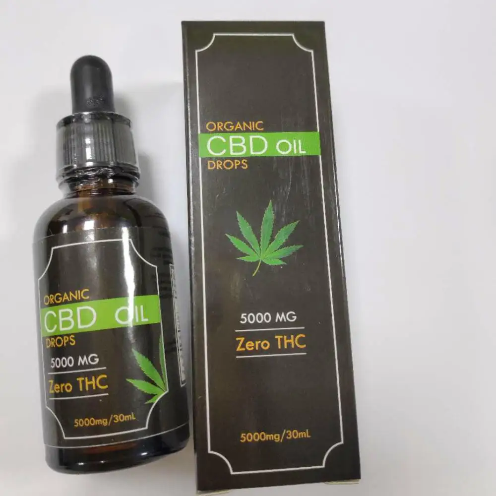 

5000mg Private Label Hemp extract oil CBD Oil Organic For Pain Relief, Light yellow