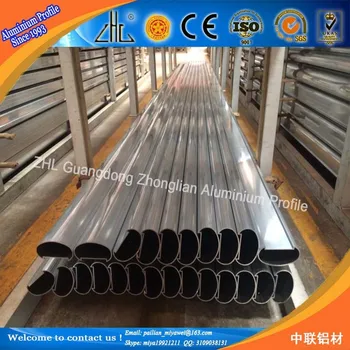 6061aluminum Extrusion Profiles T5 - T6 D Shaped Aluminum Handrail ...