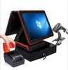 15 inch dual touch screen/ POS/ one set/ scanner/ printer