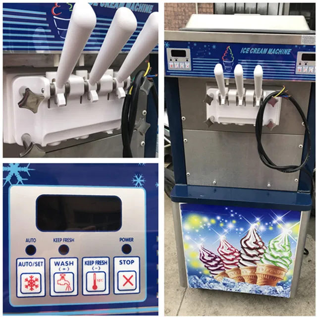 3 Embraco compressors commercial soft serve ice cream machine Products from Jiangmen ProTaylor