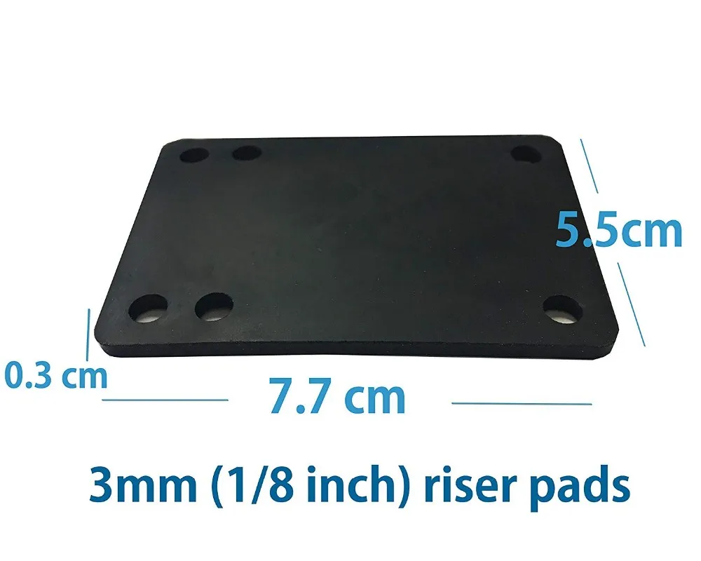 Longboard Hardware Angle Wedge Skateboard Riser Pad Shock Pad