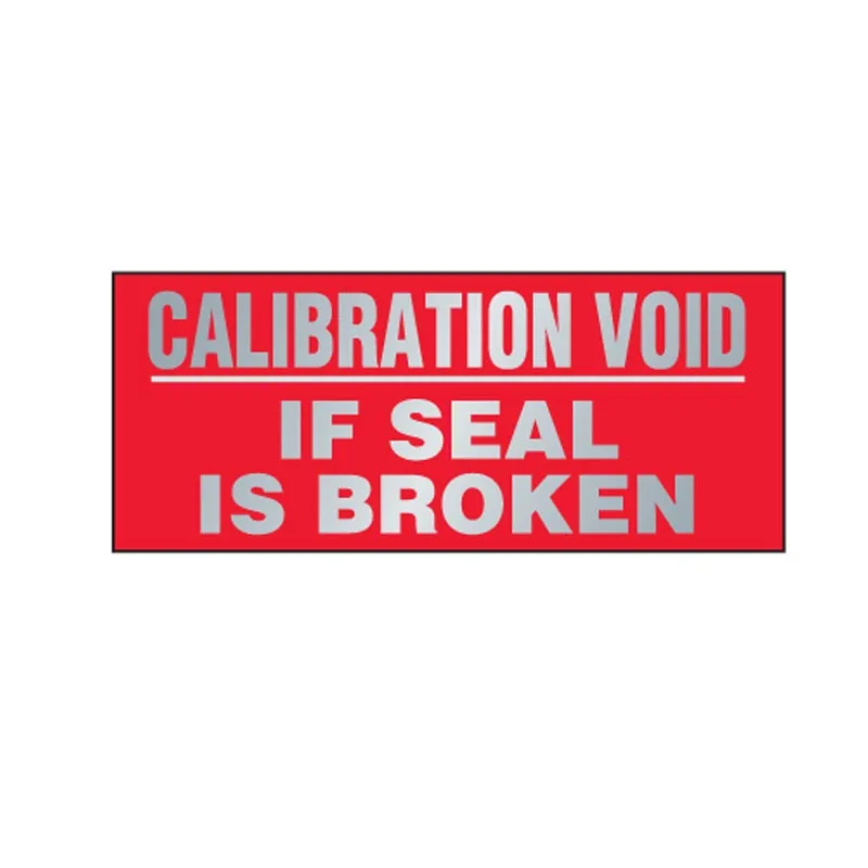 If seal is broken. Do not accept if seal is broken.