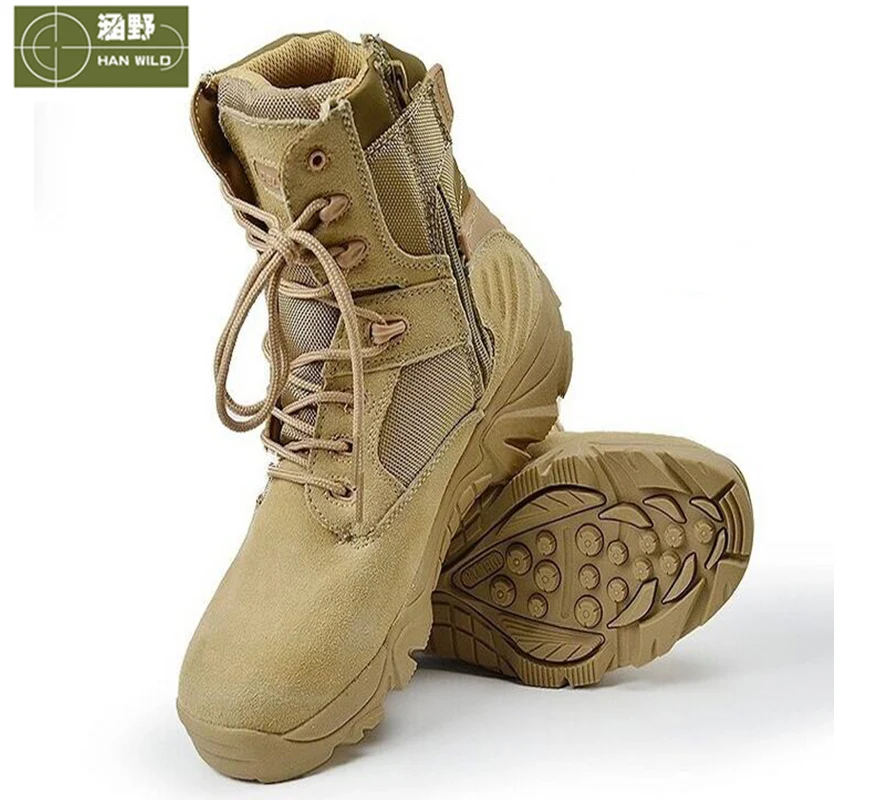 

Outdoor Hiking Shoes Tactical Combat Military Boots, Black ,sand