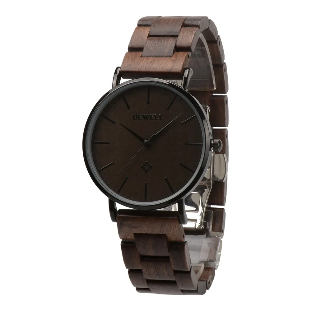 

Factory wholesale 3ATM waterproof natural wood watch couples functional wood watch for lovers gift special wood watch