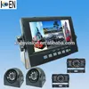 7 Inch Monitor IP69K Camera Security Trailer Camera System