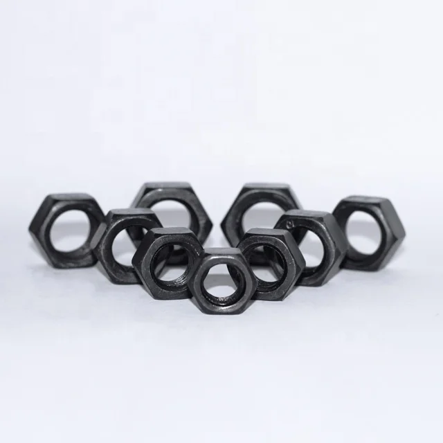 
DIN 934 10.9 12.9 Grade High Strength Black Oxidation Carbon Steel Hex Nuts 
