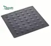 soft food grade silicone materials square shaped with dot silicone trivet mat