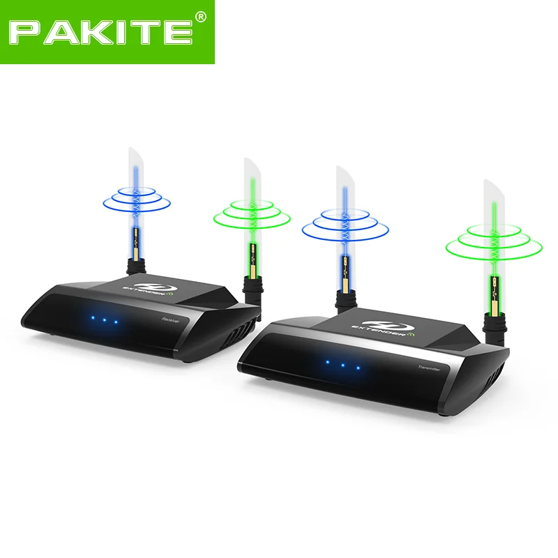 PAKITE 200M Wireless HDMI Transmitter and Receiver Long Range Extender Audio Video Sender Digital TV Receiver [ PAT-590 ]