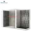 Popular corner shower cubicle sample display in ceramic showroom