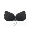 Black color and Angel wings shape silicone bra