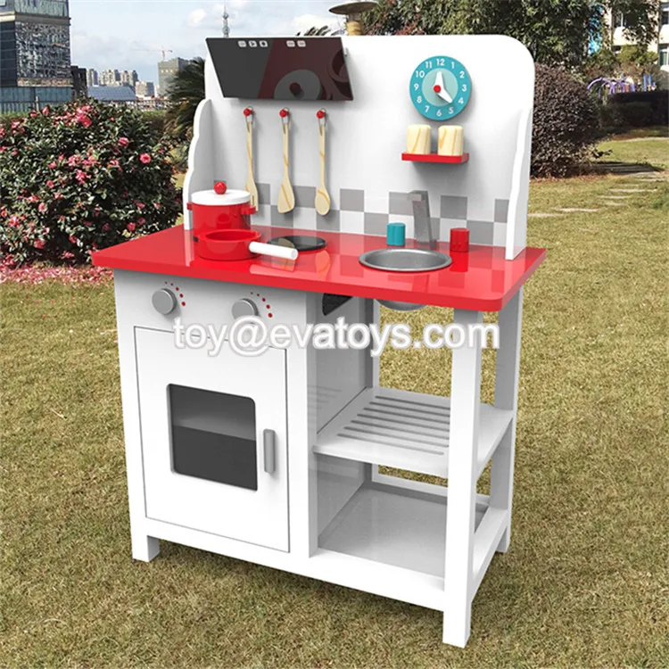 New Design Children Pretend Play Wooden Toy Kitchen Set W10c292 Buy