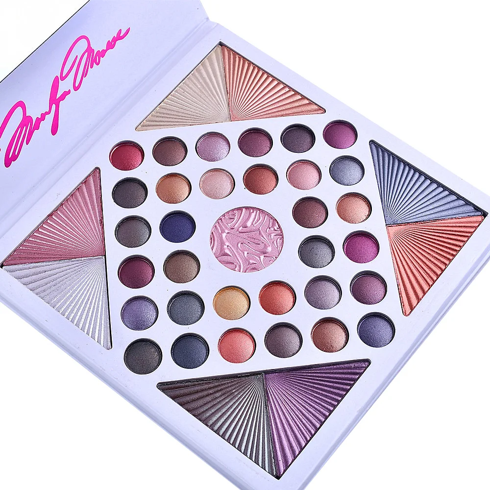 Empty Paper Cosmetics Makeup Eyeshadow Palette Box Packaging Custom