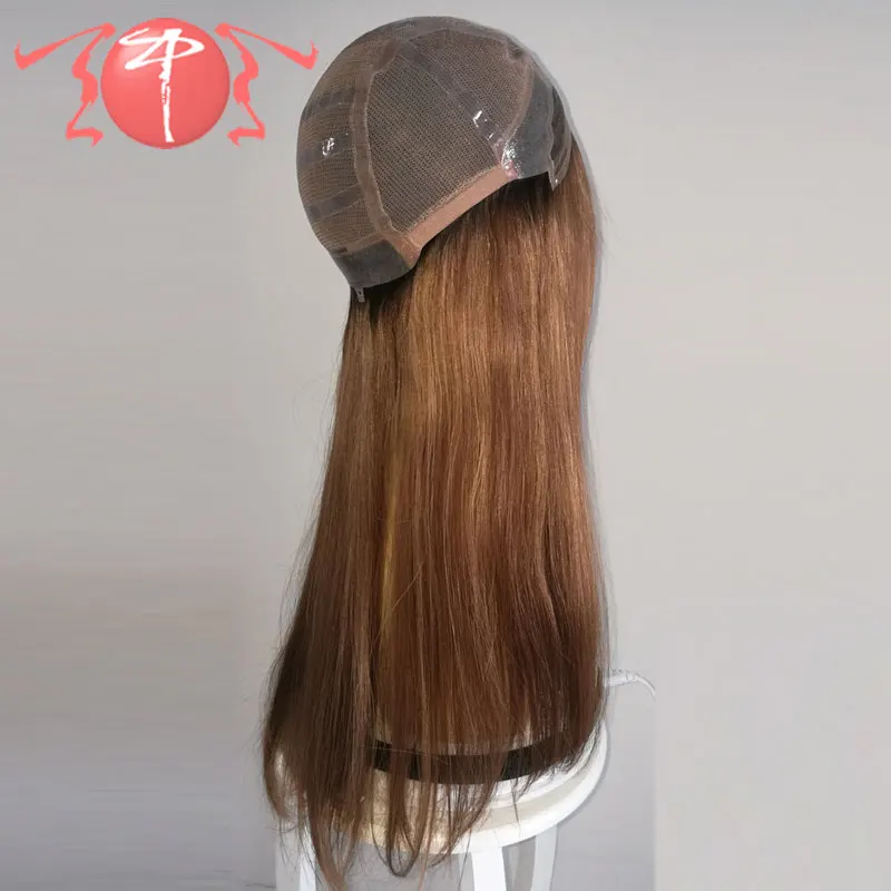 

26inch Long Silicone Wig Dark Root Medical Wig, N/a