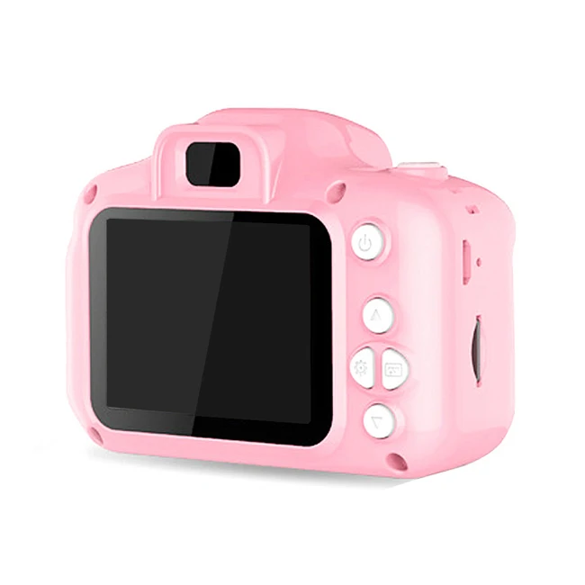 

2020 Camera Kids Mini HD Cartoon Cameras Taking Pictures Gifts For Boy Girl Birthday Language Switching Timed Shooting HD real, Blue, pink, green etc