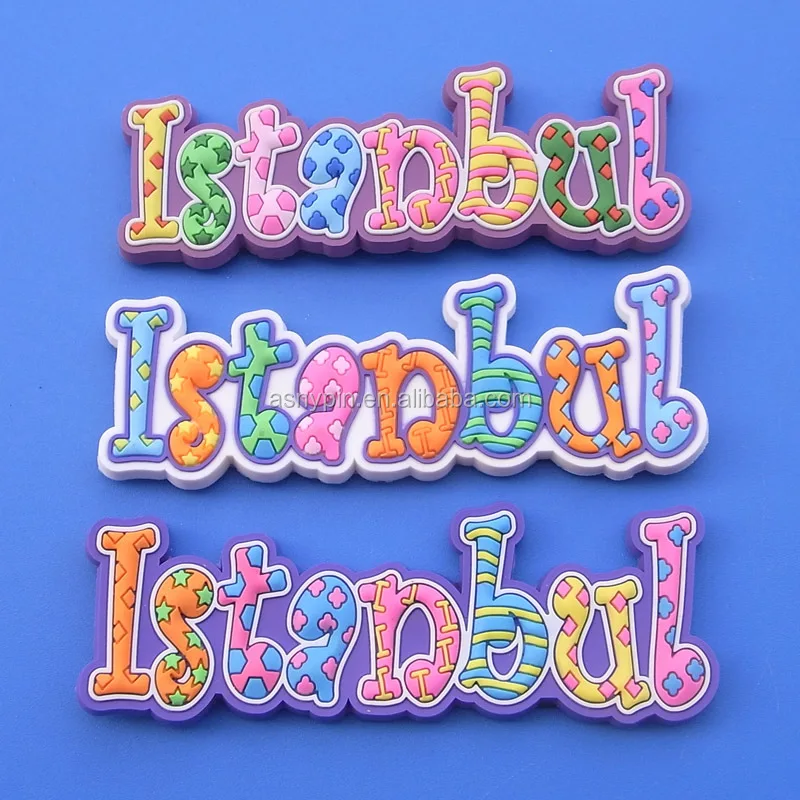 istanbul city name fridge magnets