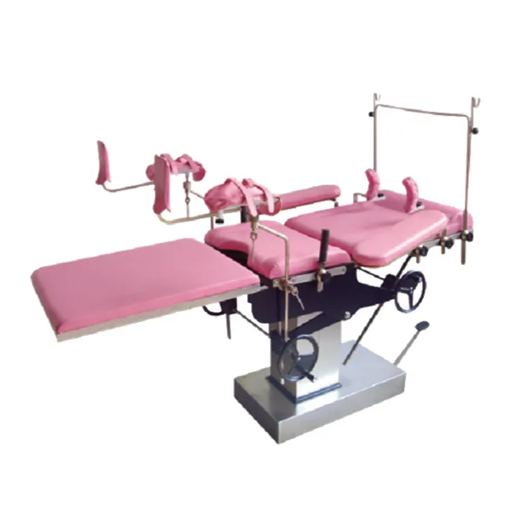 Popular gynecology examination bed with drawers in hospital obstetric delivery table