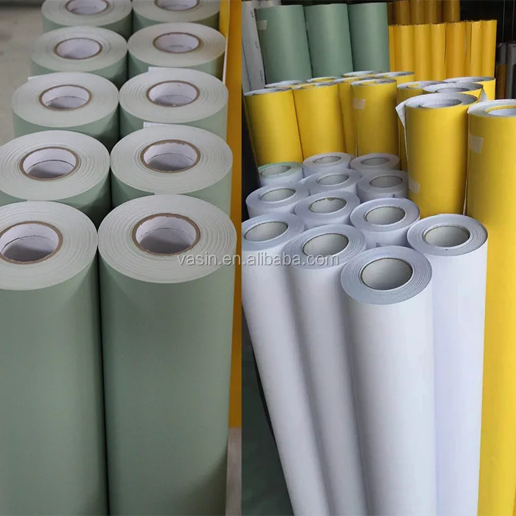 No Residue Pvc Sandblast Stencil Material Adhesive Laminating