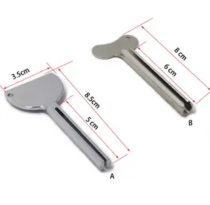 Image of Dispenser Squeeze Metal Tube Squeezer Easy Press Toothpaste Bathroom Tube Dispenser Toothpaste Squeezer