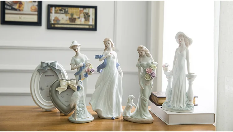 ceramic lady figures