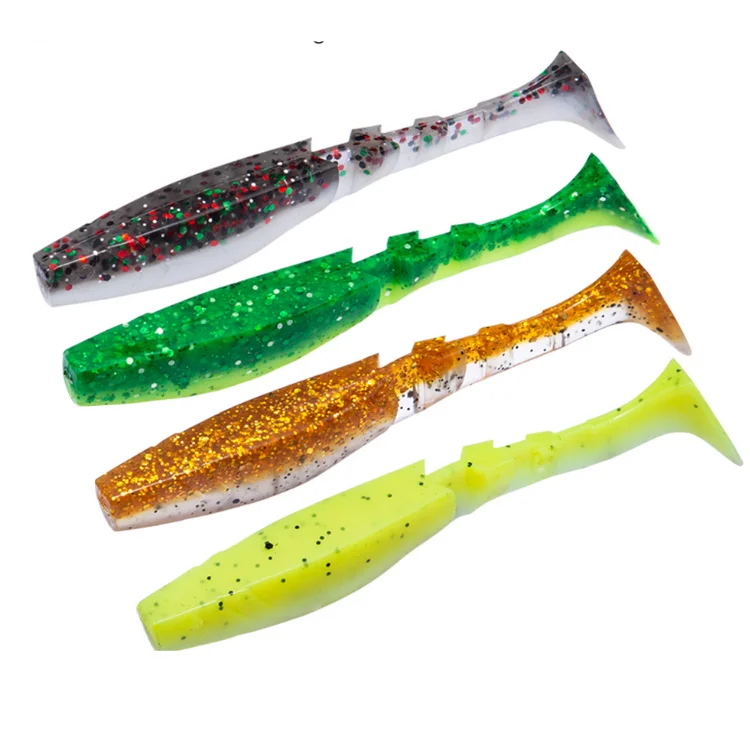 

Hunthouse 30% off soft plastic silicone fishing lure rubber baits, 8 colors