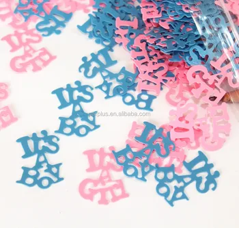 baby shower confetti boy