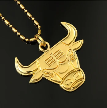 Cool Hip Hop 18k Gold Angry Ox Pendant Chain Necklace - Buy Angry Ox ...