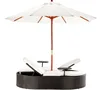New arrival outdoor furniture quality poolside garden day beds with canopy