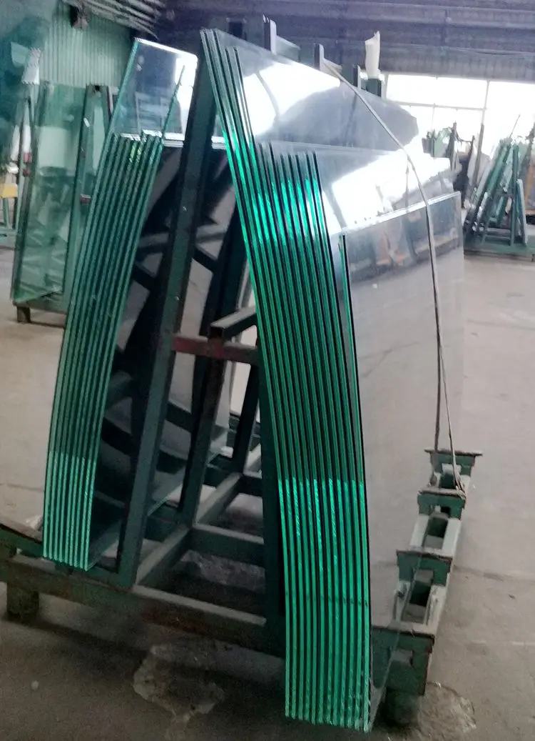 Wholesale Price Hot Bending Tempered Glass For Building Stair