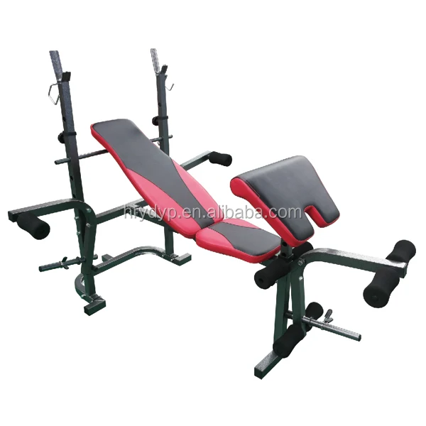 GOTOTOP Banco de Ejercicios Plegable de Musculaci/ón Plano para Levantamiento de Pesas