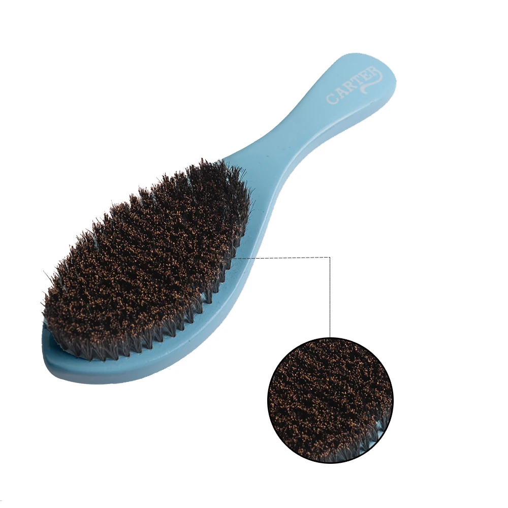 Amazon Hot Selling100 Boar Bristles Wave Hair Brush And 360 Wave Brush