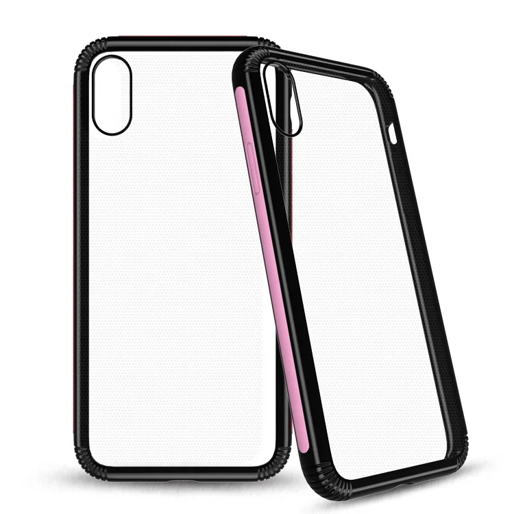 

Colorful transparent crystal acrylic tpu bumper case for iphone xs case